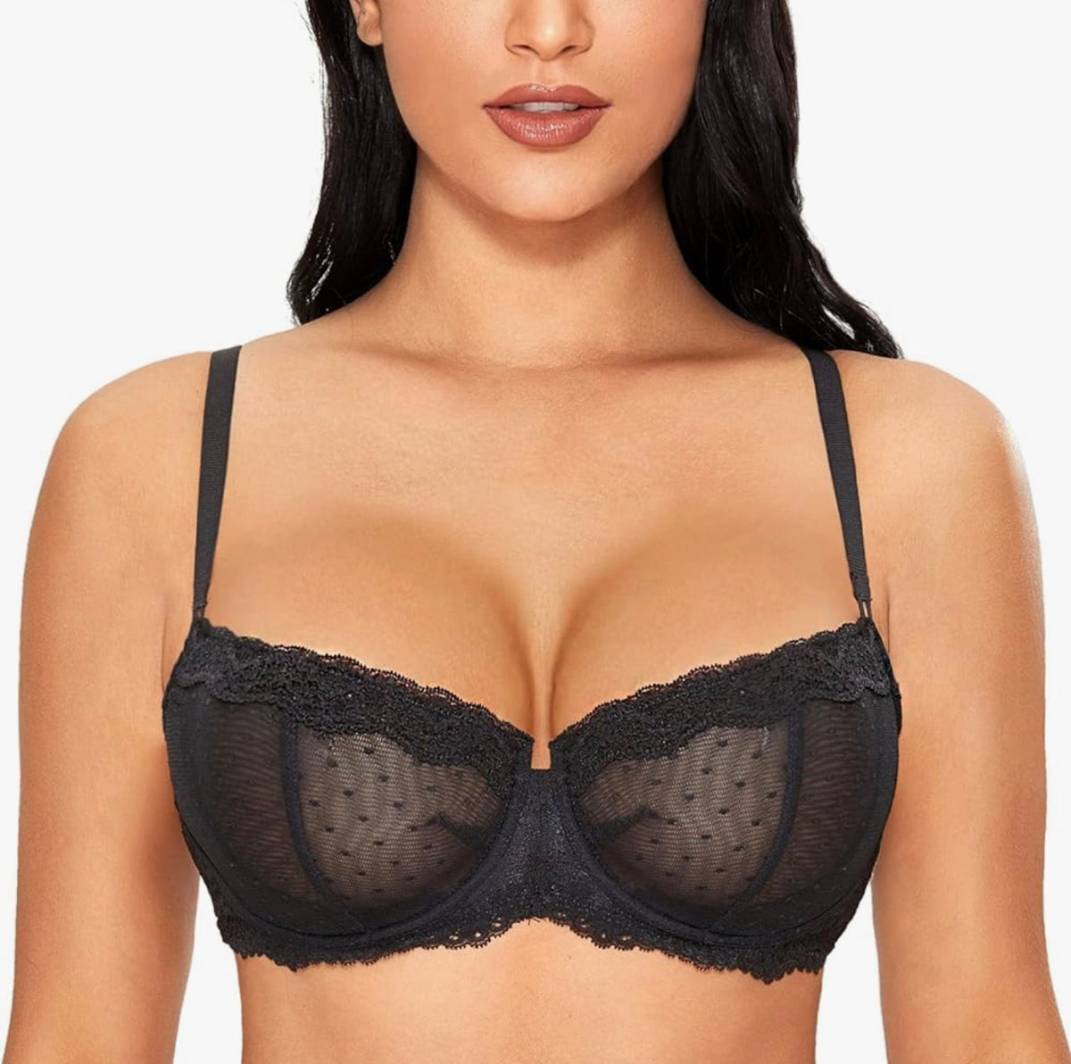 Ramona Underwire Balconette Lace Bra | B-F Cup