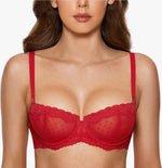 Ramona Underwire Balconette Lace Bra | B-F Cup