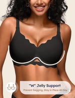 Jasmine Wireless V-Scalloped Bra