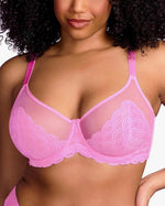 Sasha Unlined Minimizer Lace Bra | C-F Cup