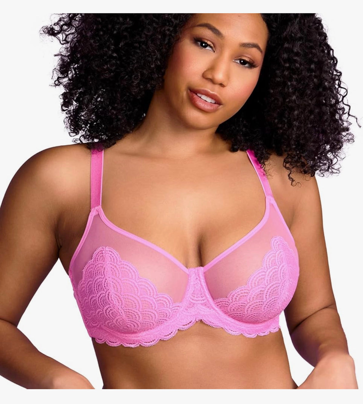 Sasha Unlined Minimizer Lace Bra | C-F Cup