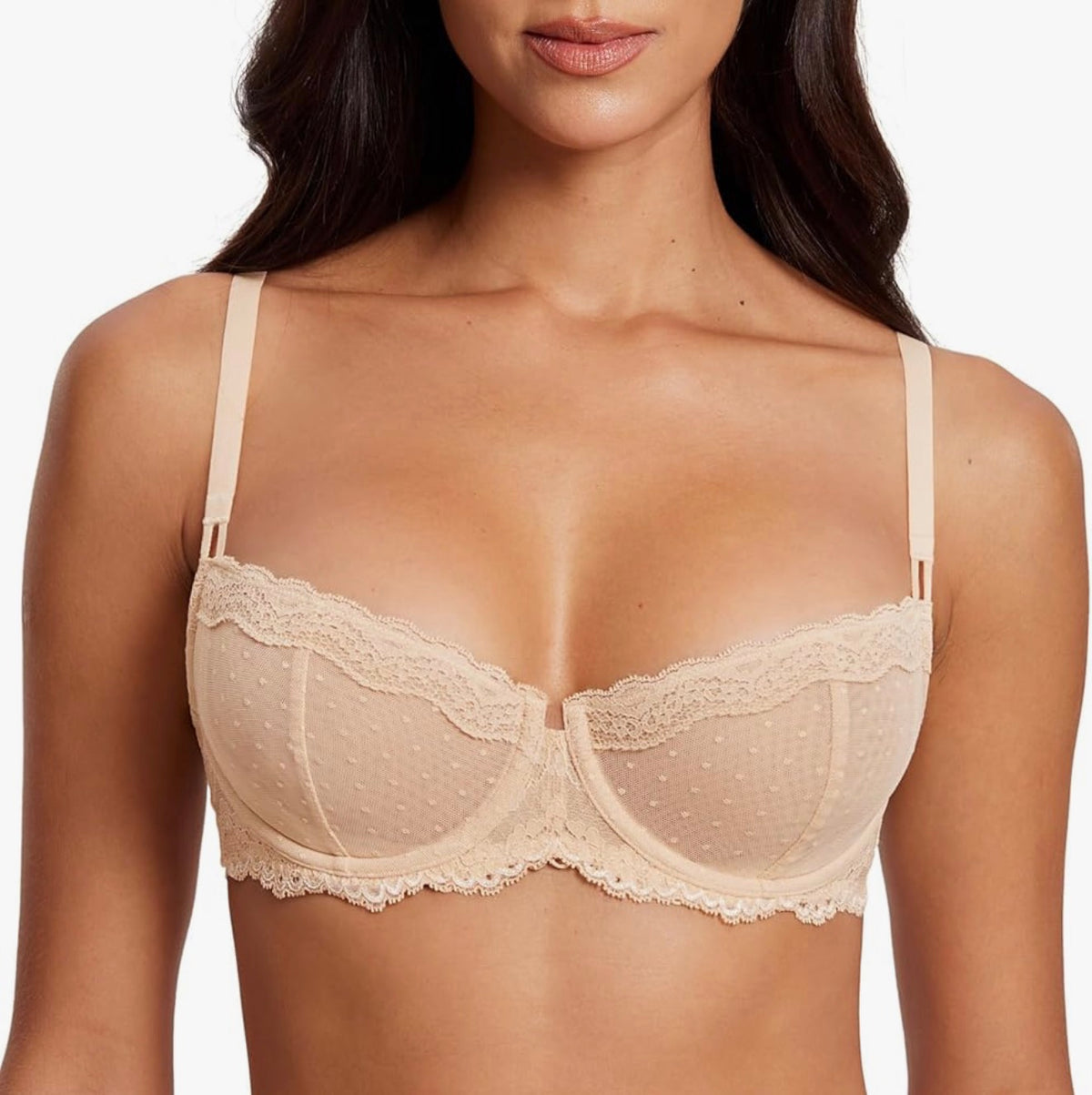 Ramona Underwire Balconette Lace Bra | B-F Cup
